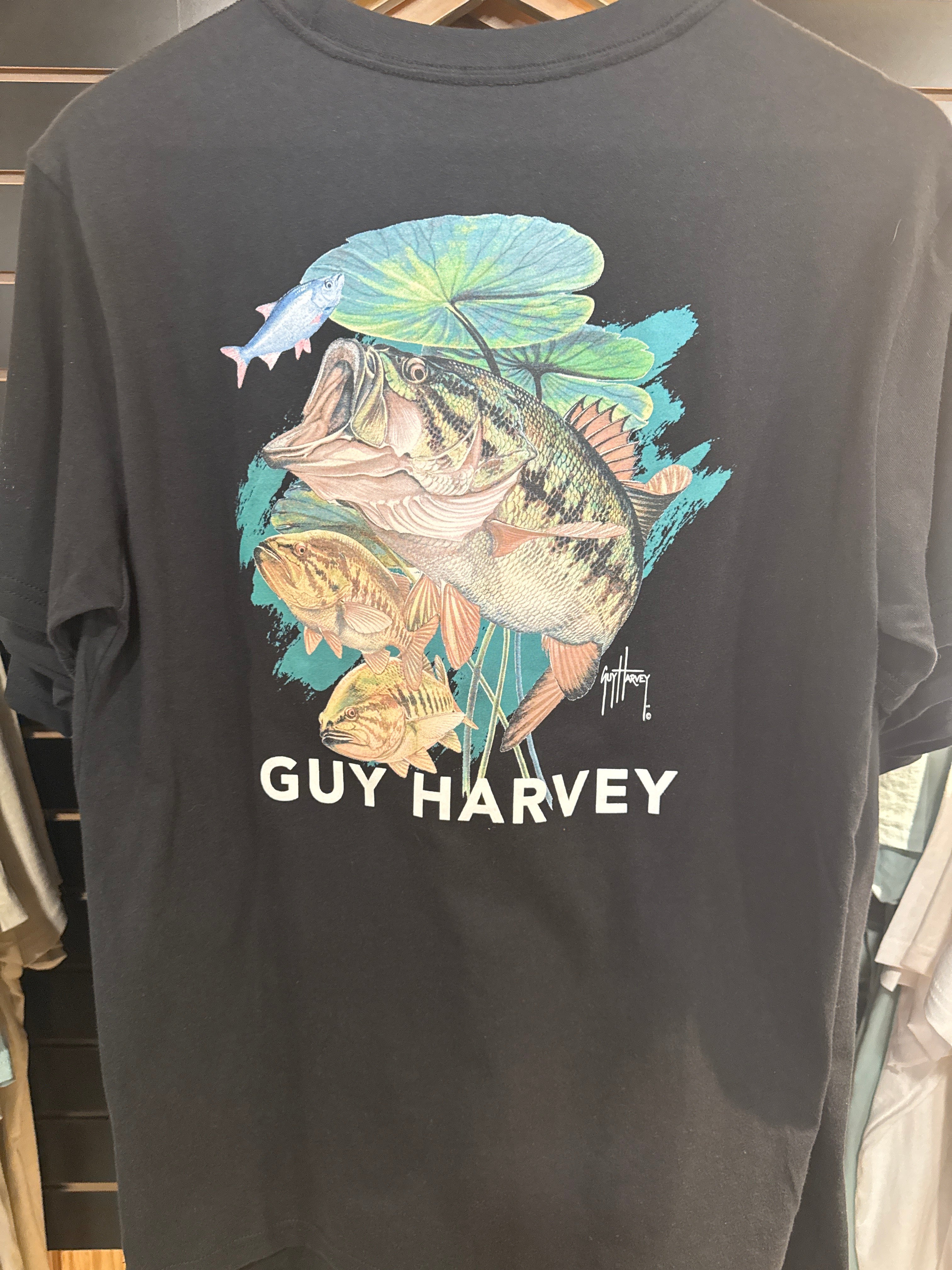 Guy Harvey Black pink bass