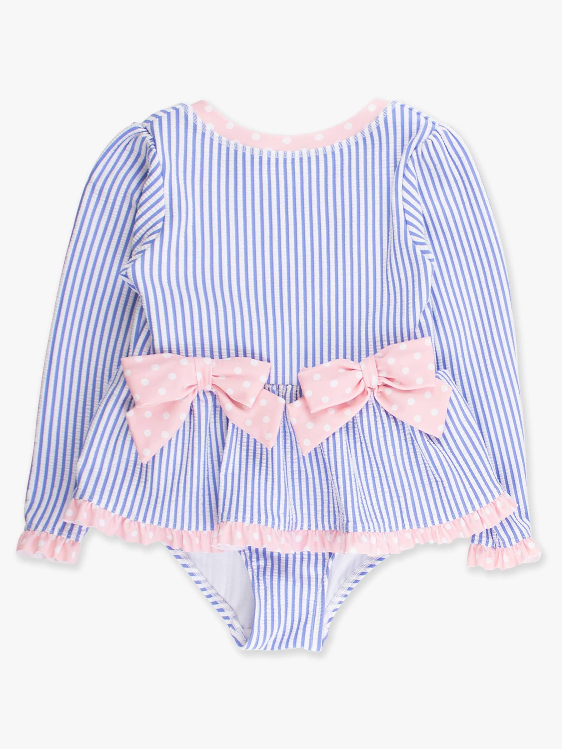 Pink and Blue Seersucker