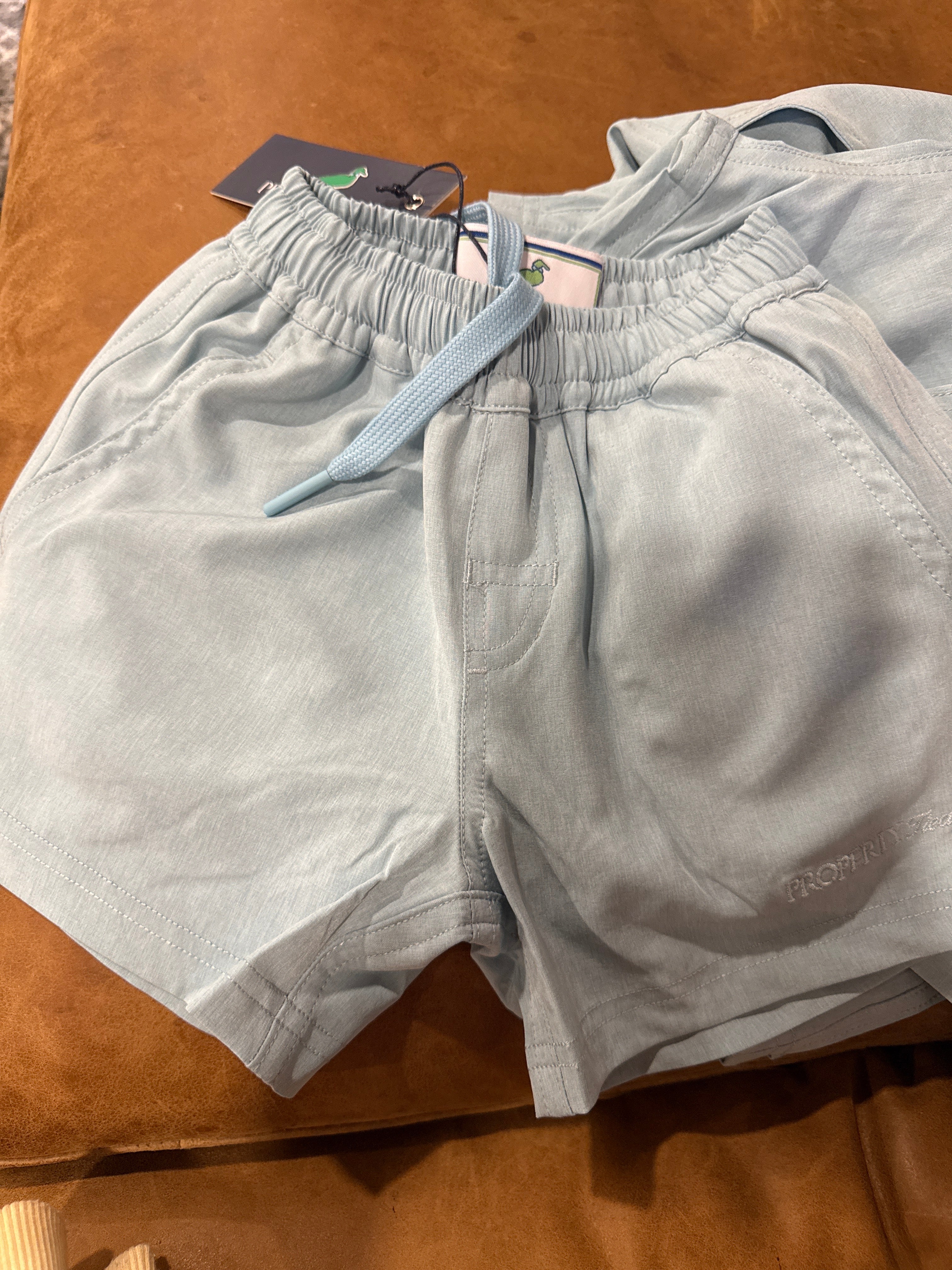 Ace shorts baby blue