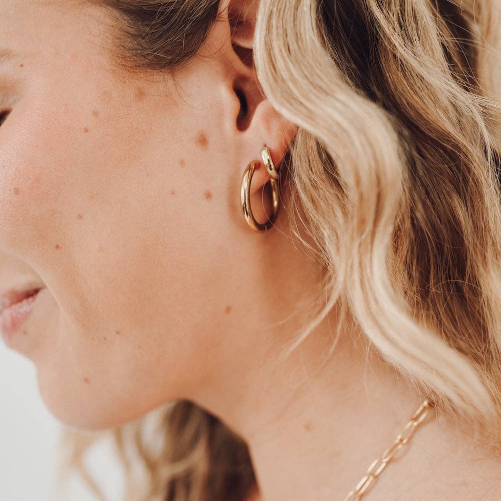 Sweetheart Hoop Earrings - WATERPROOF Wholesale