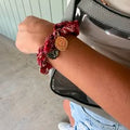 Alabama Crimson Tide Bandana Charm Bracelet
