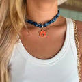 Auburn Tigers Logo Bandana Scarf Necklace