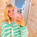 STRIPED SWEATER CARDIGAN