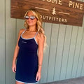 Women's Lulu Mac Athletic Dress -Navy/Light Blue