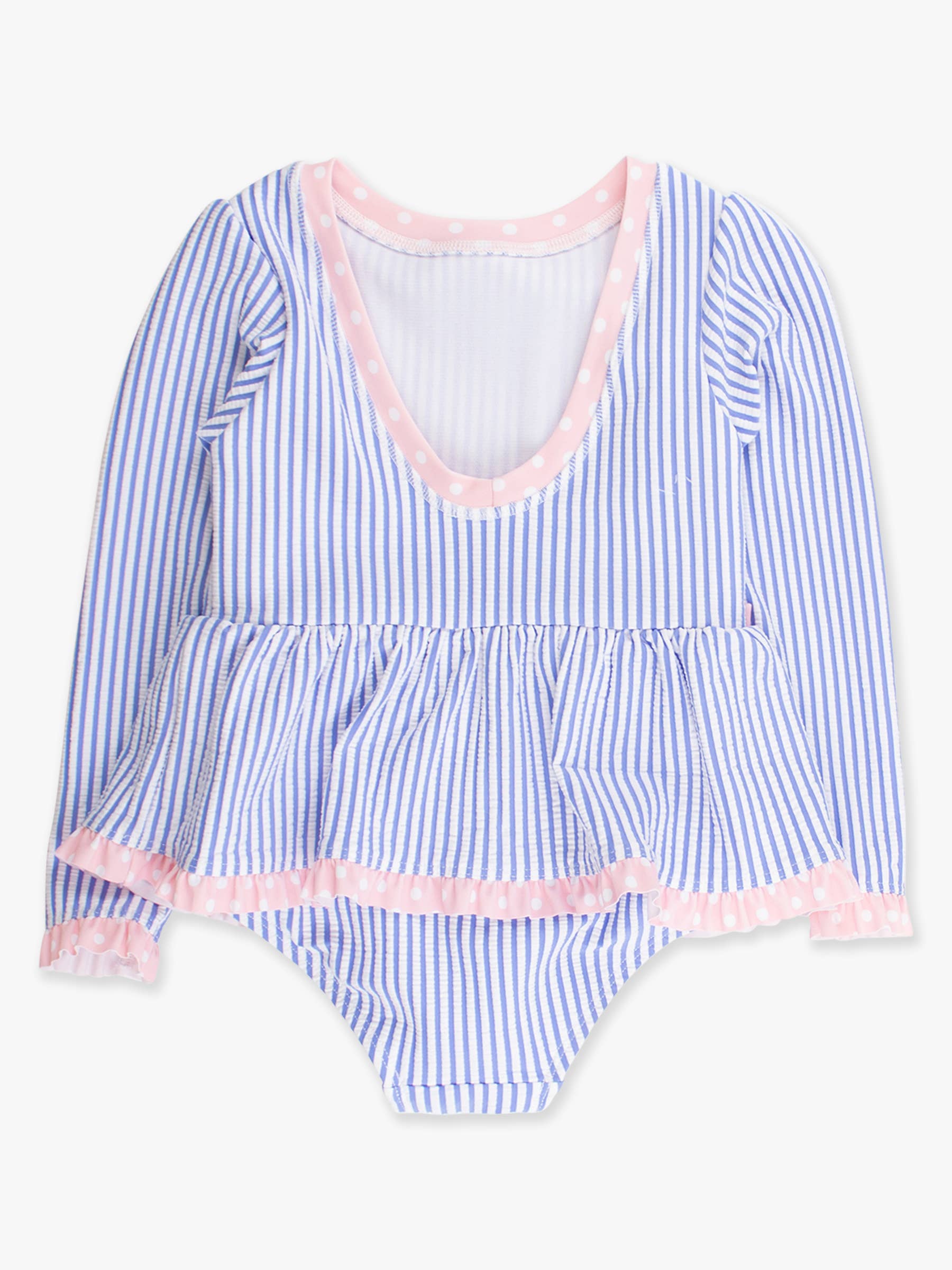 Pink and Blue Seersucker