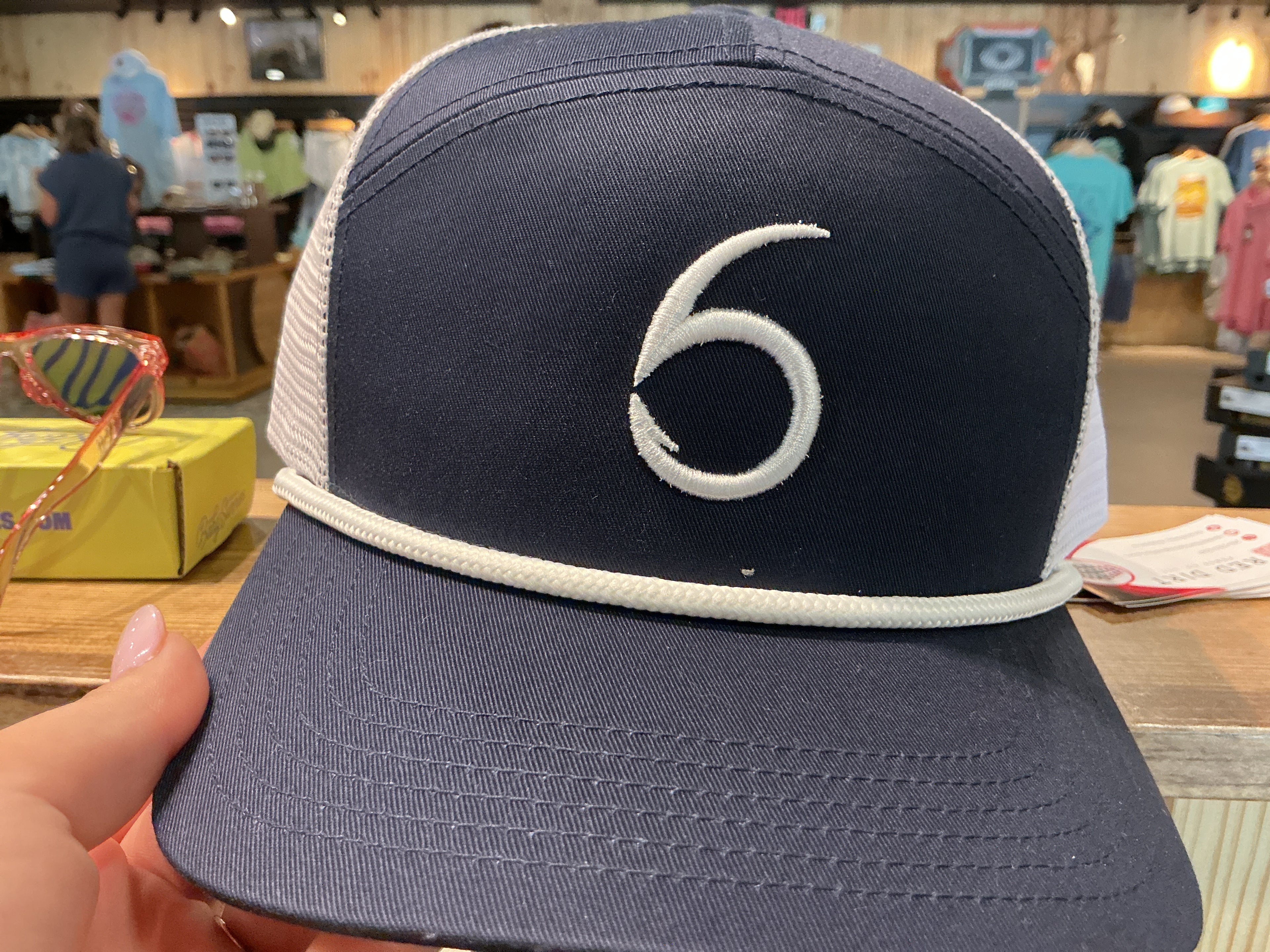 6th sense navy blue hat