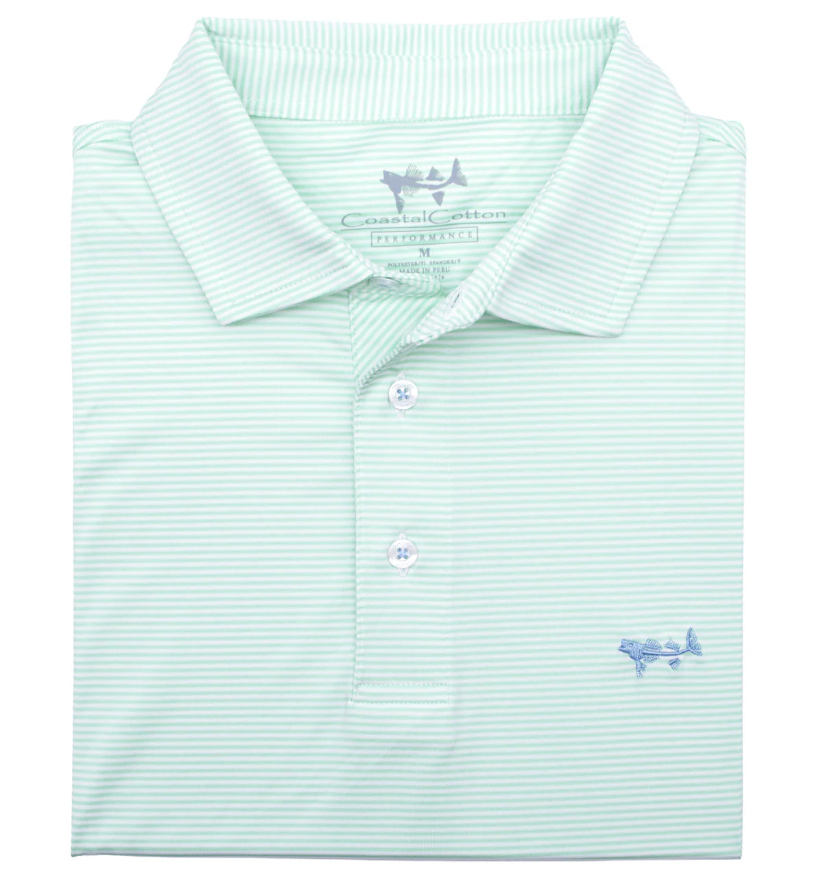 Coastal Cotton Green Stripe