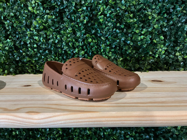 Brown loafers