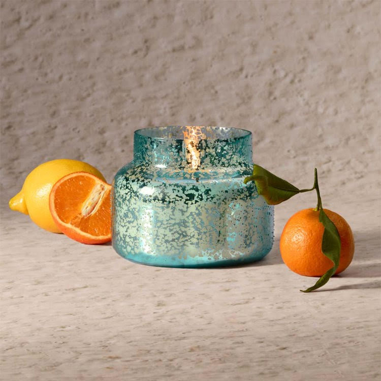 Capri Blue Volcano Aqua Opaline Jar 19oz
