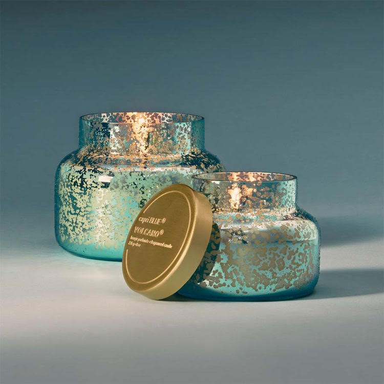 Capri Blue Volcano Aqua Opaline Jar 8oz