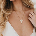 Hannah Diamond Cross Necklace WATERPROOF Wholesale